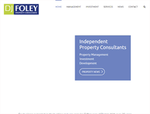 Tablet Screenshot of djfoley.co.uk